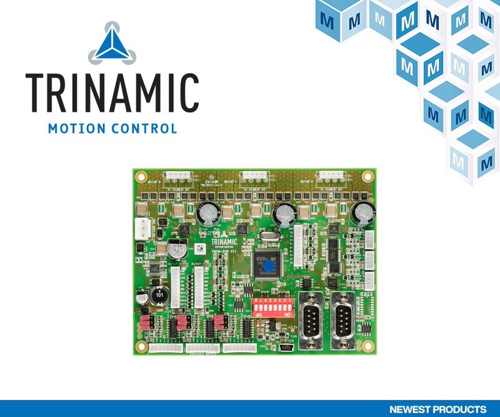 Mouser Electronics signe un accord de distribution mondial avec Trinamic